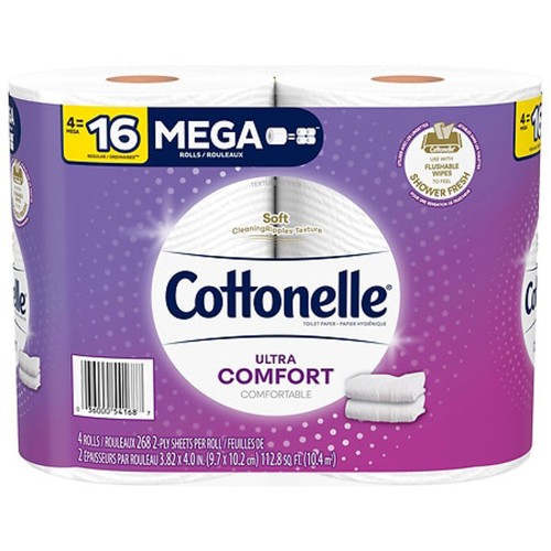 COTTONELLE ULTRA COMFORT TOILET PAPER