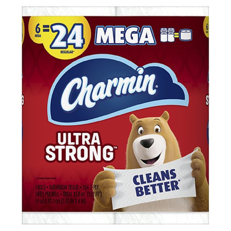 Charmin Ultra Strong Mega Roll Toilet Paper