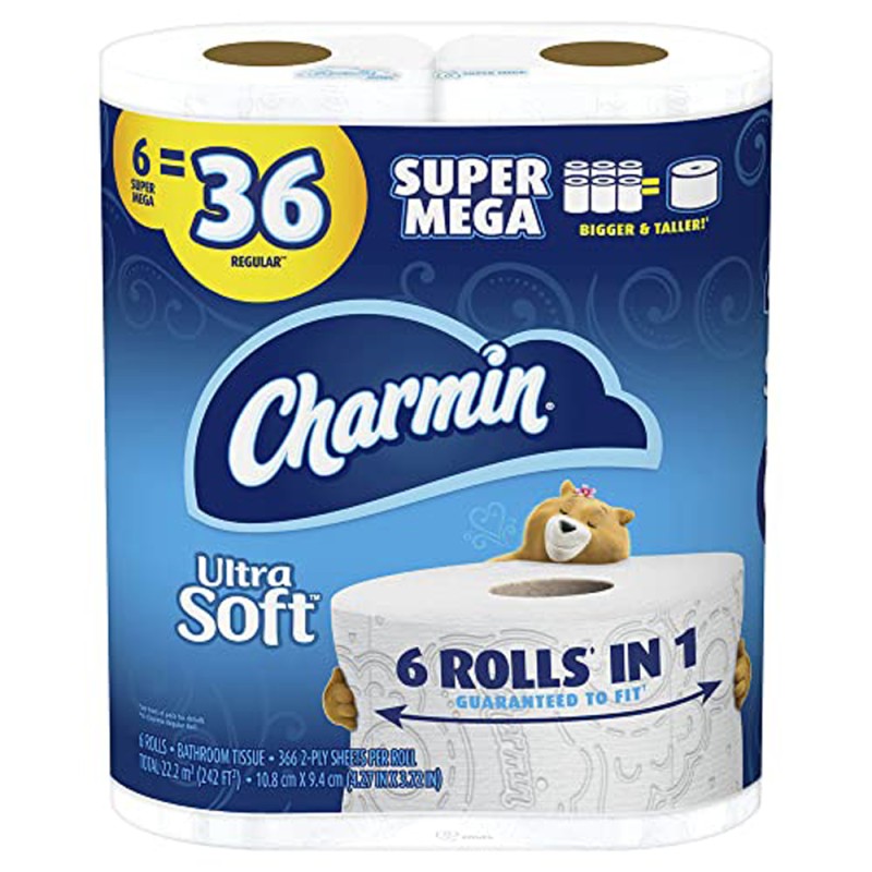 Charmin Ultra Soft Super Mega Roll