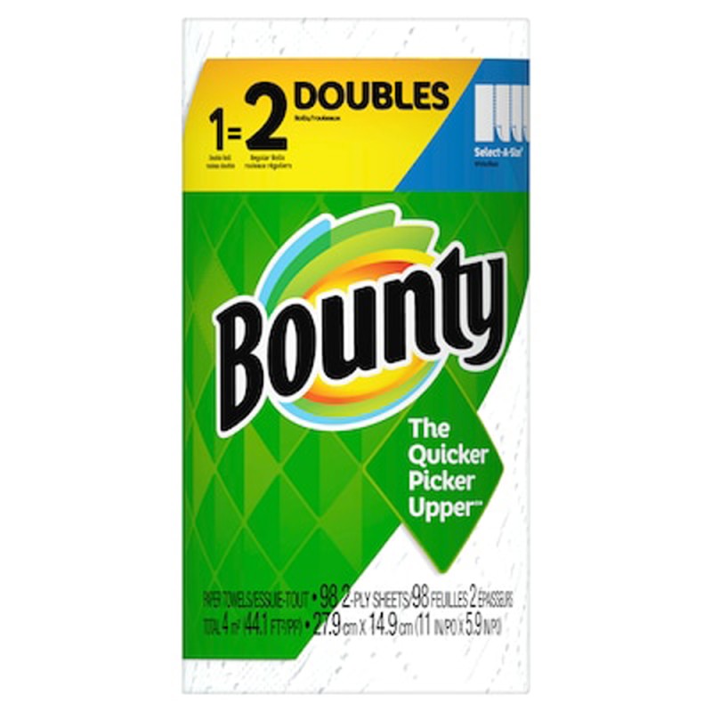 Bounty Doubles 98 2 Ply Sheet