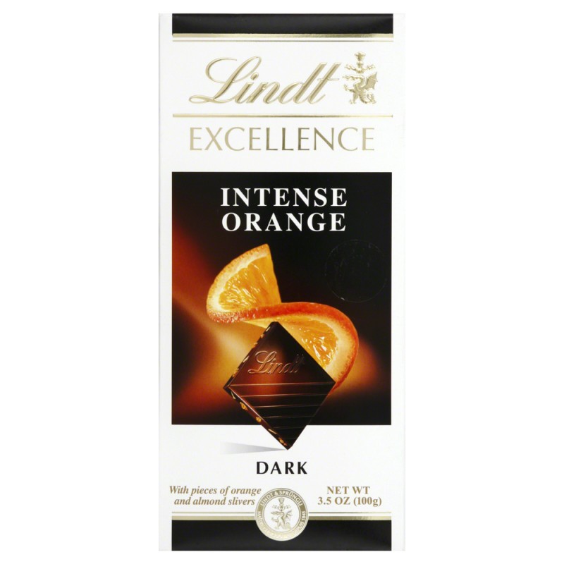 Lindt Dark Chocolate Intense Orange