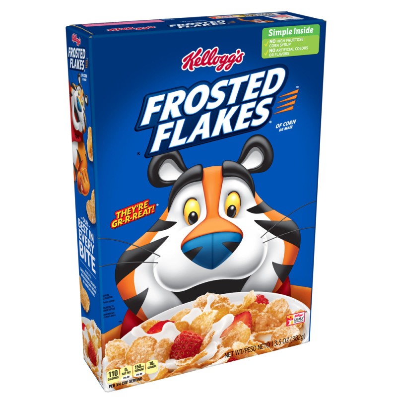 Frosted Flakes Of Corn Cereal, Frosted Flakes