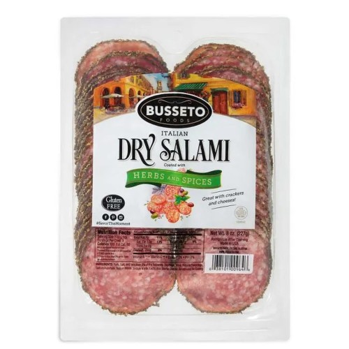 BUSSETO DRY SALAMI HERBS AND SPICES