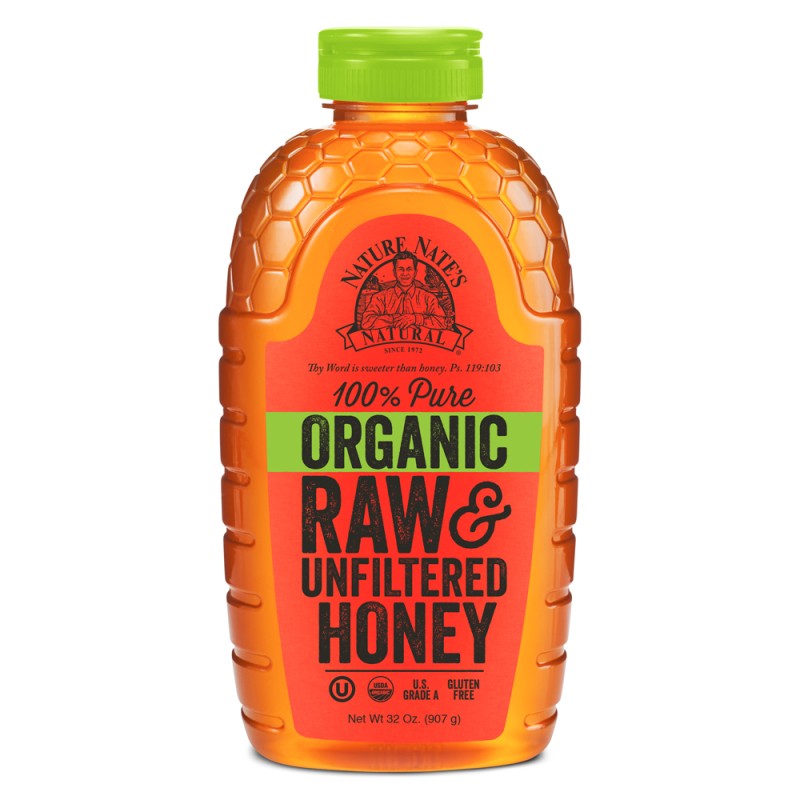 NATURE NATE'S ORG HONEY 32OZ