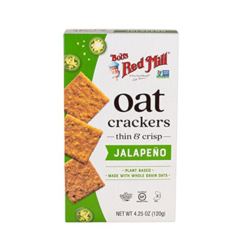 Bob's Red Mill Jalapeno Oat Crackers