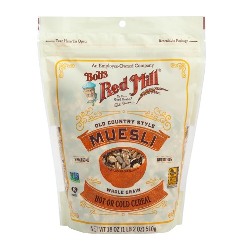 BOB'S RED MILL MUESLI WHOLE GRAIN