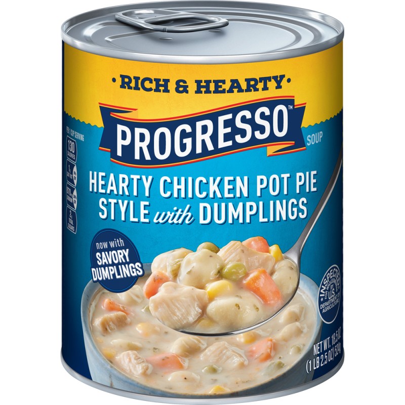 PROGRESSO HEARTY CHI POT PIE DUMPLINGS