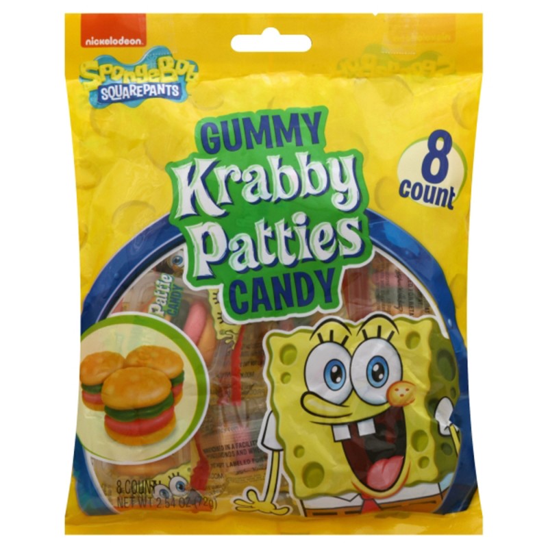 Krabby Patties Gummy Candy