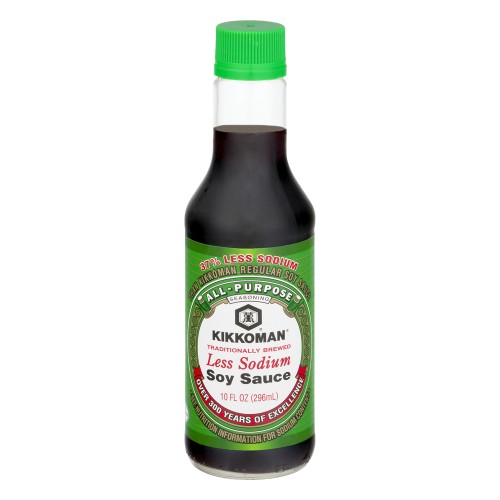 Kikkoman Soy Sauce Less Sodium