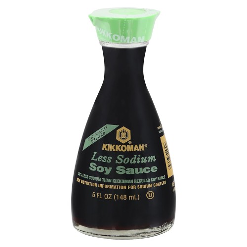 KIKKOMAN LESS SODIUM SOY SAUCE