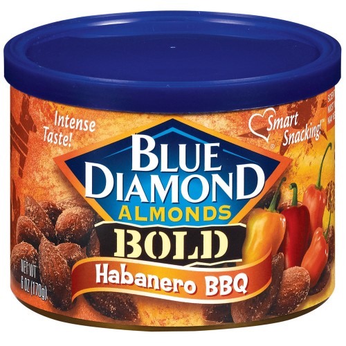 BLUE DIAMOND ALMONDS BOLD HABANERO BBQ