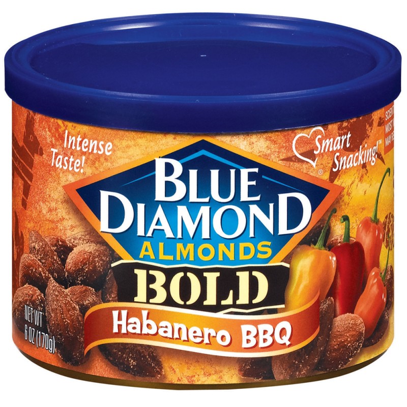 BLUE DIAMOND ALMONDS BOLD HABANERO BBQ