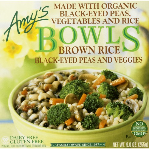 Amy's Bowls Brown Rice Black Eyed Peas