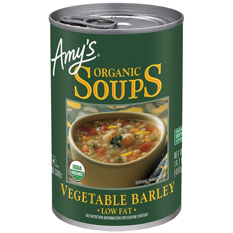 Amy's ORGANIC VEGETABLE BARLEY SOUPS