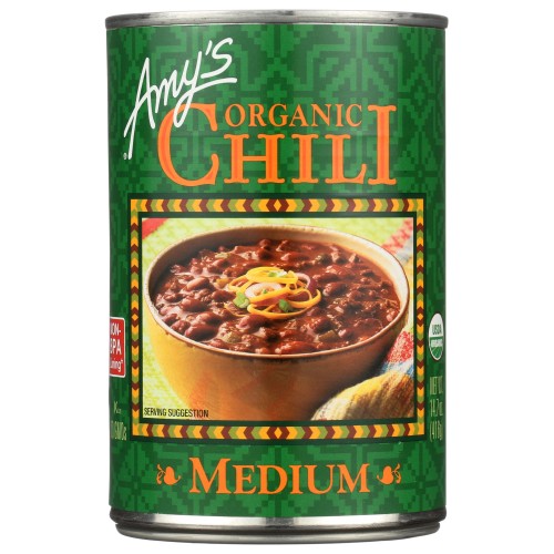 AMY'S ORGANIC CHILI MEDIUM BEANS