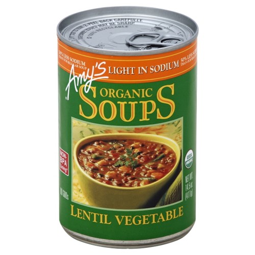 AMY'S Organic Lentil Vegetable SOUPS  14.5 OZ