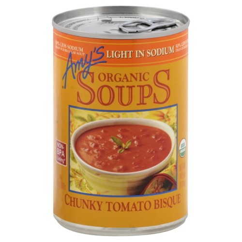 Amy'S ORGANIC , Chunky Tomato Bisque SOUPS 14.5OZ )