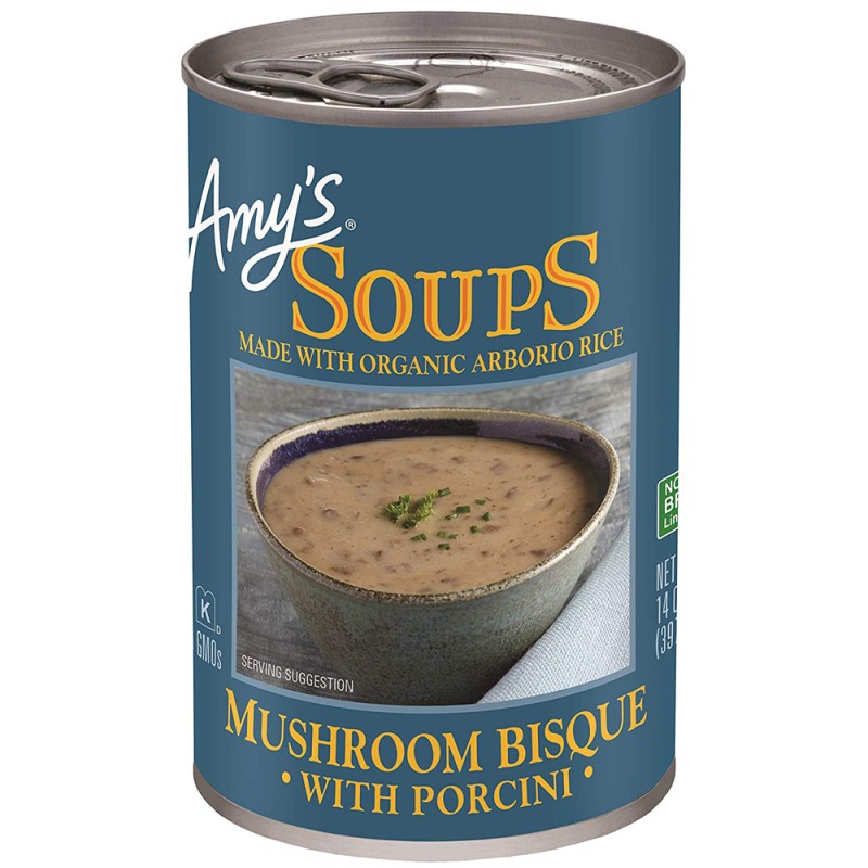 AmY'S ORGANIC  Mushroom Bisque SOUPS