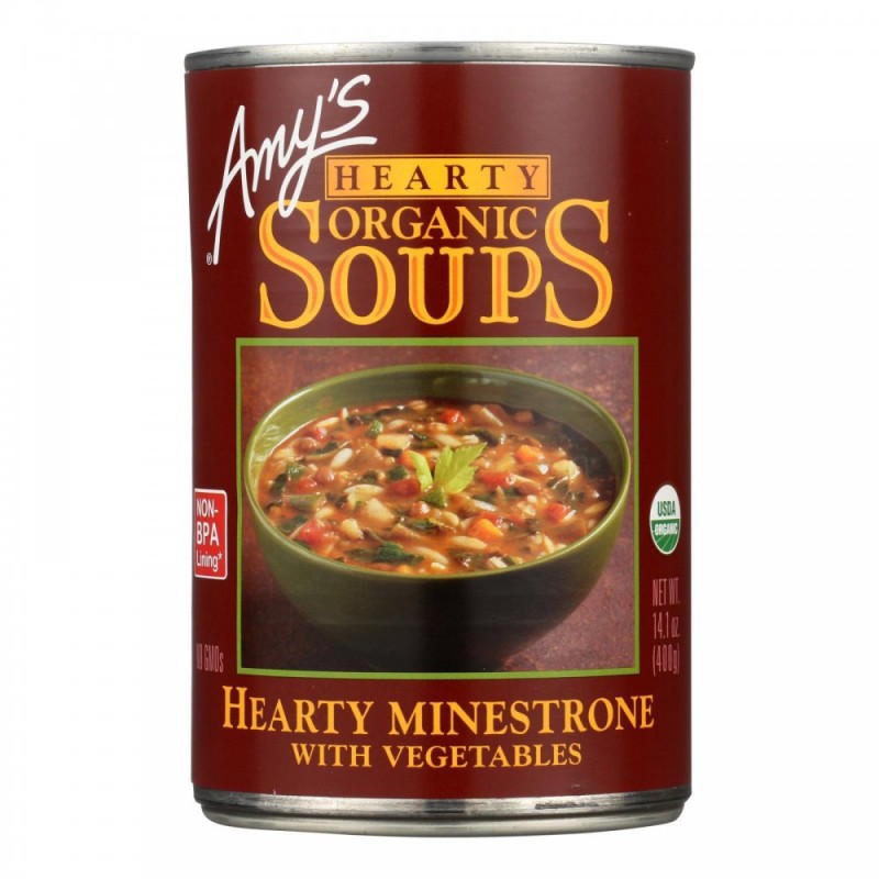 AmY'S Organic Soups Hearty Minestrone With Vegetables