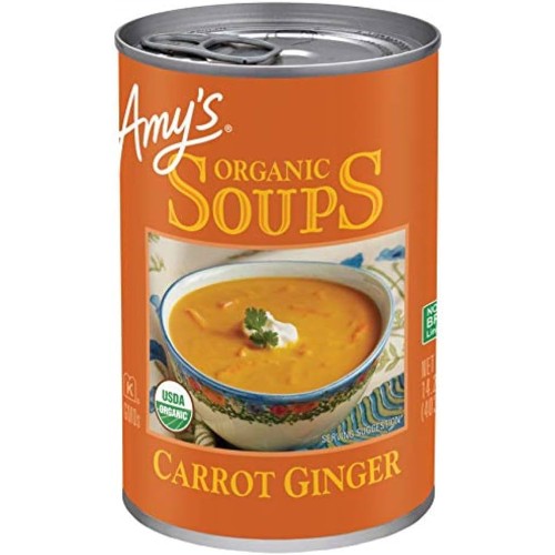 AMY'S ORGANIC CARROT GINGER SOUPS