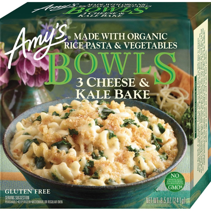 Amy's Bowls 3 Cheese & Kale Bake