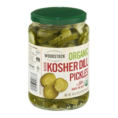 Woodstock Organic Pickles Sliced