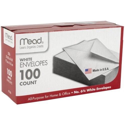 Mead Envelopes 100 Count