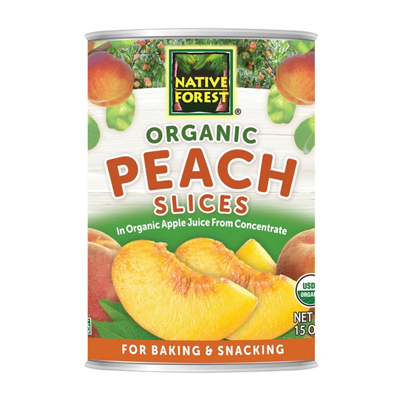 NATIVE FOREST ORG PEACH SLICES