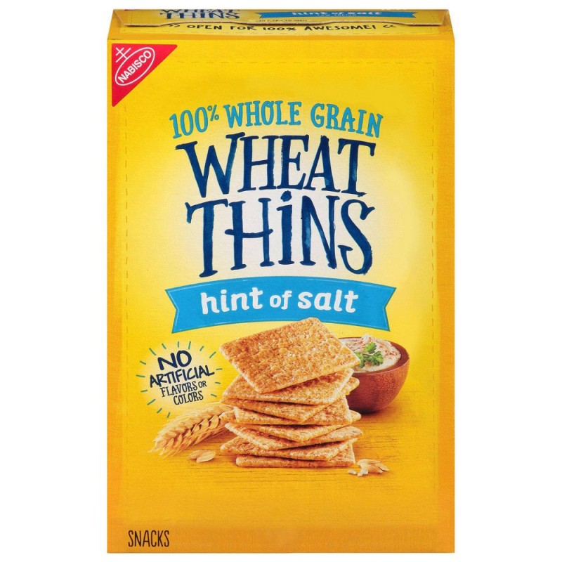 Nabisco Wheat Thins Hint of Salt Crackers