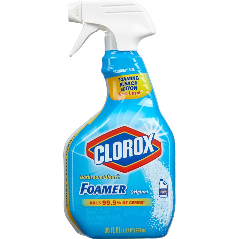 Clorox Bathroom Bleach Foamer Bottle 30 Oz