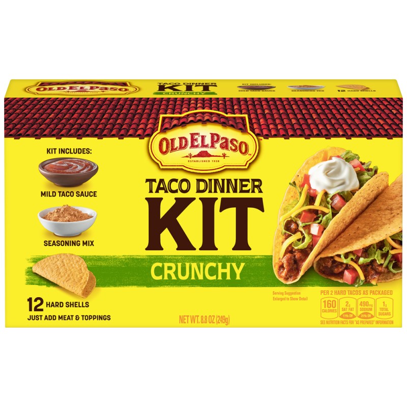 Old El Paso Taco Dinner Kit, 8.8 OZ