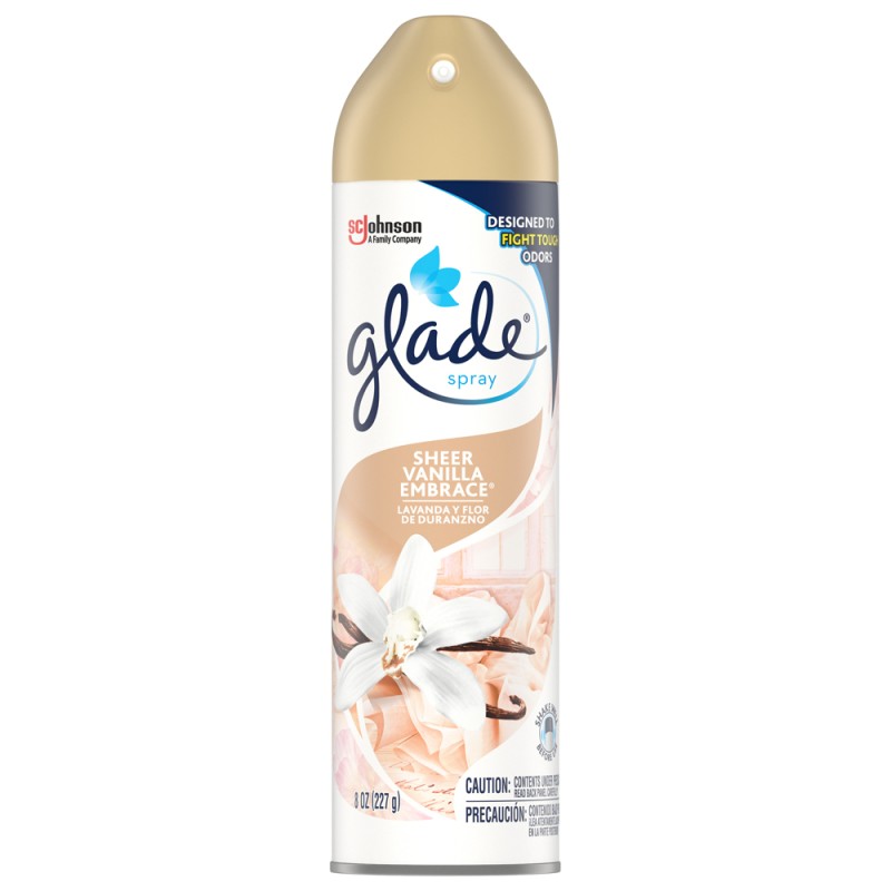 GLADE SPRAY SHEER VANILLA