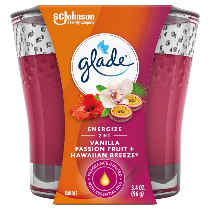 Glade Candle Vanilla Passion Fruit