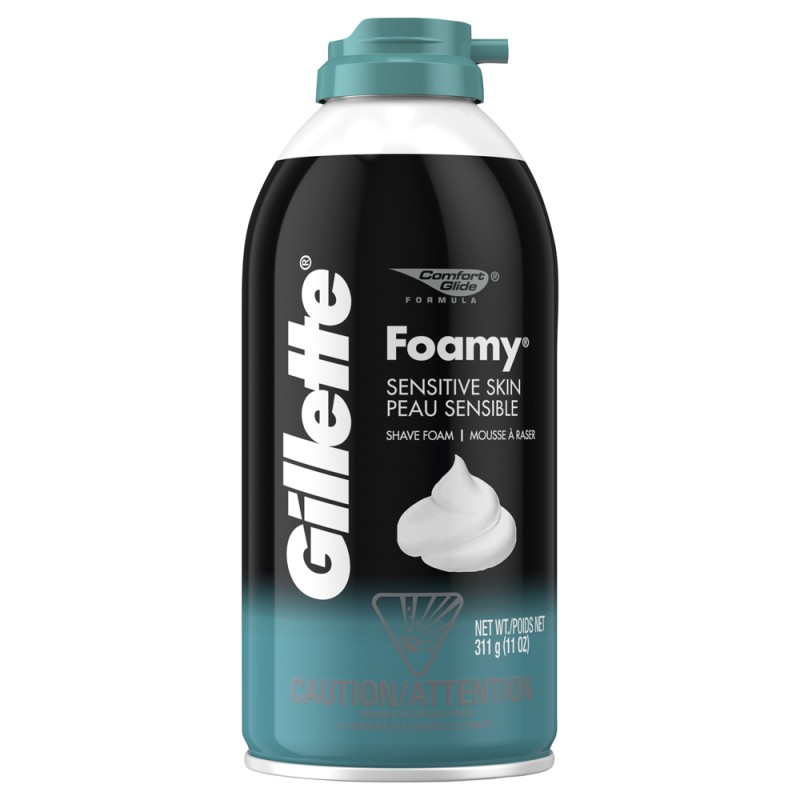 GILLETE FOAMY SHAVING CREAM SENSITIVE