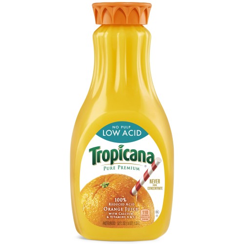 TROPICANA LOW ACID 100% ORANGE JUICE