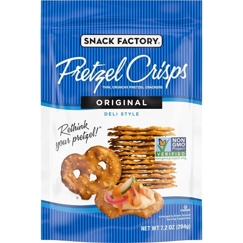 SNACK FACTORY PRETZEL CRISPS ORIGINAL DELI STYLE