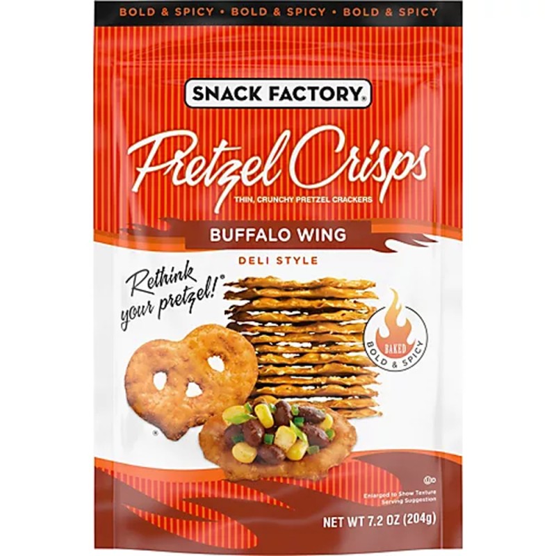 Snack Factory Pretzel Crips Buffalo Wings