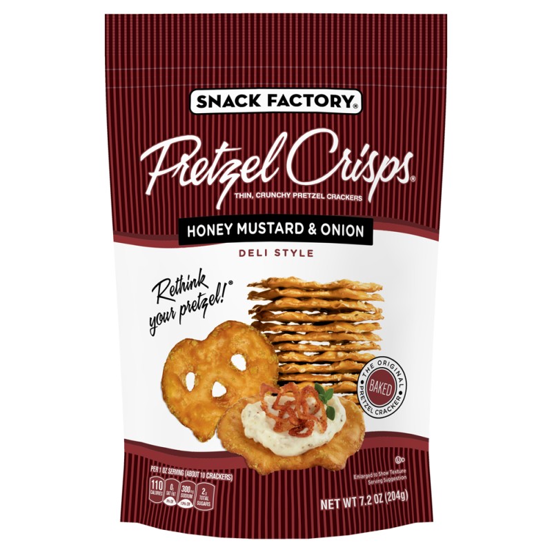 Snack Factory Pretzel Crisps Honey Mustard