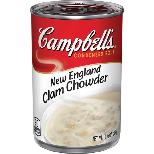 campbell's new england clam chowder soup