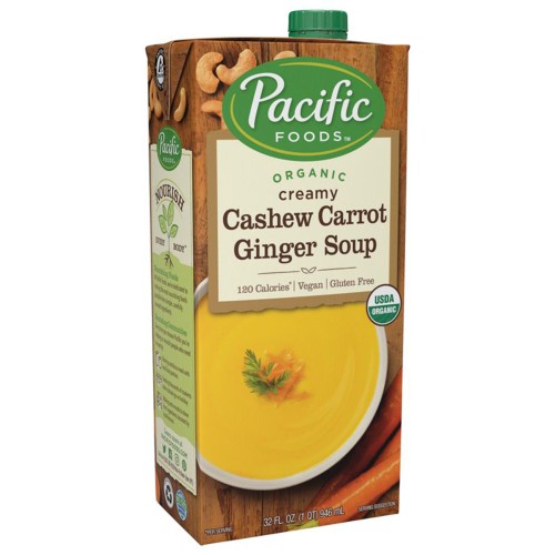 Pacific Organic Cashew Carrot Ginger Soup