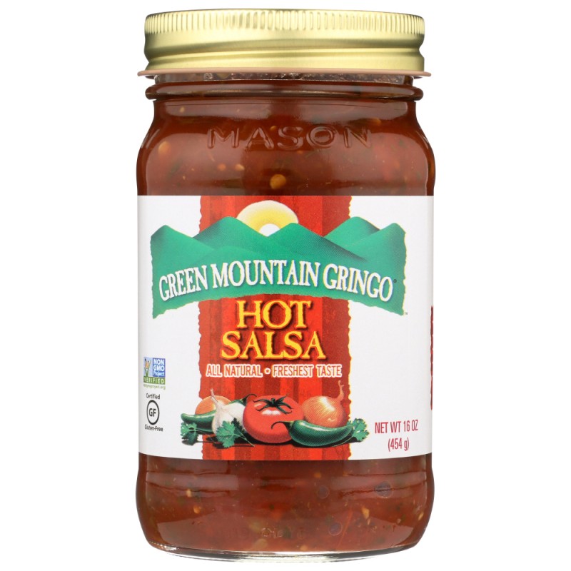 Green Mountain Hot Salsa 16 oz