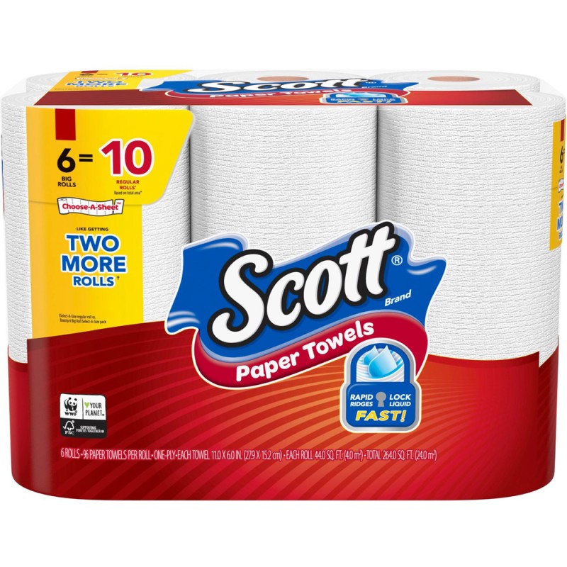 Scott Paper Towels 6=10