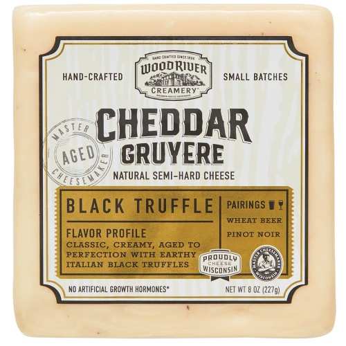 Woodriver Cheddar Gruyere Black Truffle