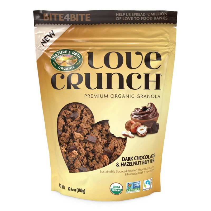 LOVE CRUNCH DARK CHOCOLATE & HAZELNUT BUTTER