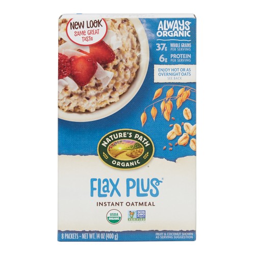 NATURE'S PATH OATMEAL PLAX PLUS