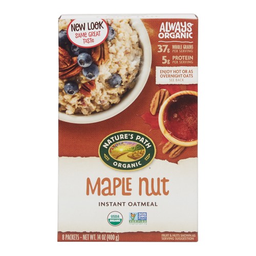 NATURE'S PATH OATMEAL MAPLE NUT