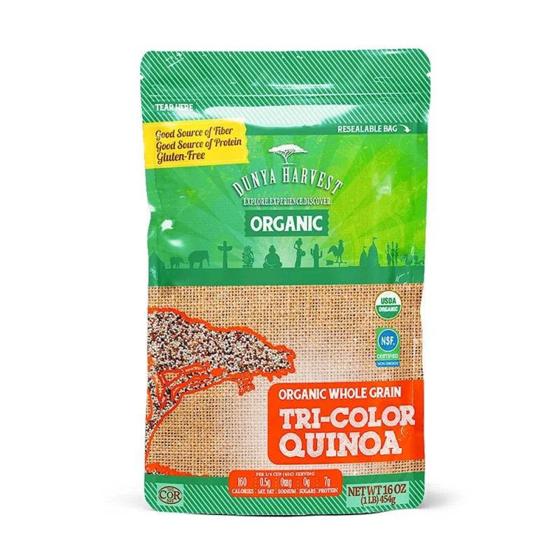 DUNYA HARVEST WHOLE GRAIN TRI COLOR QUINOA