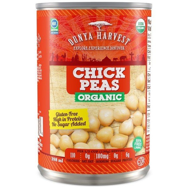 Dunya Harvest Organic Beans Chick Peas