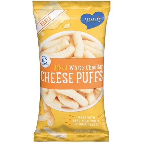 BARBARA'S WHITE CHEDDER CHEESE PUFFS