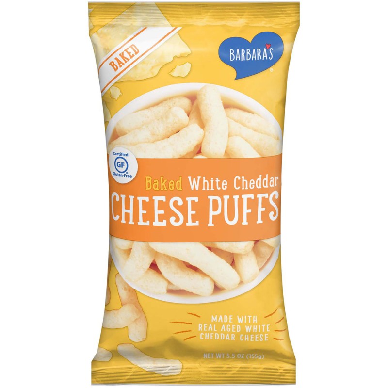 BARBARA'S WHITE CHEDDER CHEESE PUFFS